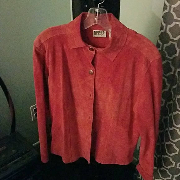 RED SUEDE Shirt - Picture 2 of 2